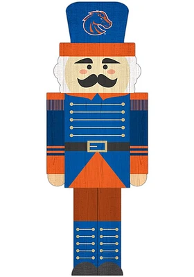 Boise State Broncos 31 Inch Nutcracker Leaner Sign - Blue