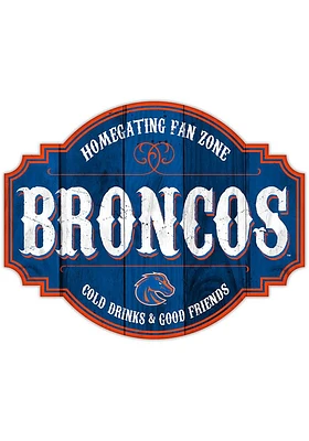 Boise State Broncos 24 Inch Homegating Tavern Sign - Blue