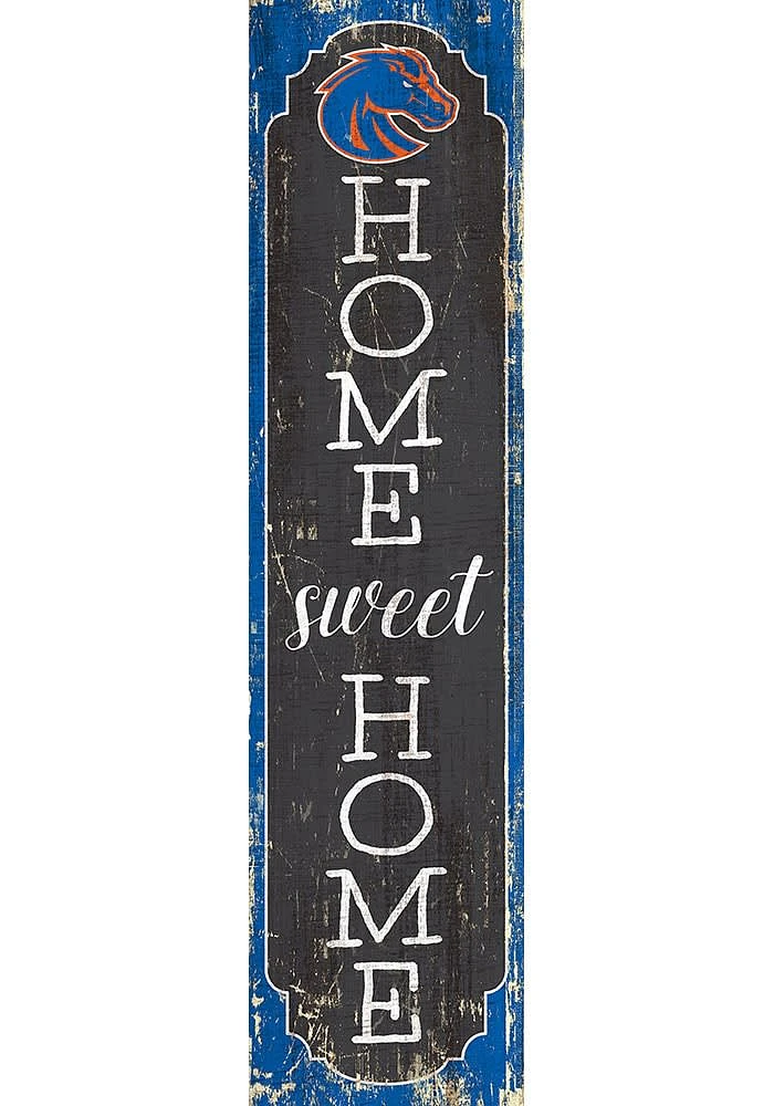 Boise State Broncos 48 Inch Home Sweet Home Leaner Sign - Blue