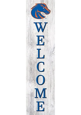 Boise State Broncos 48 Inch Welcome Leaner Sign - Blue