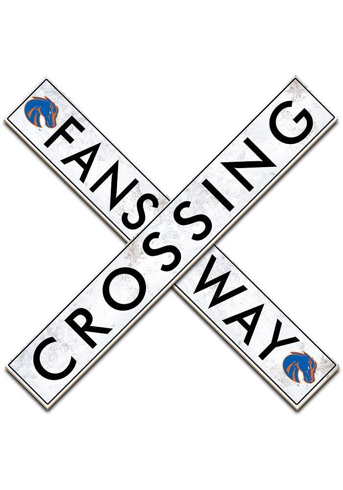 Boise State Broncos 48 Inch Fans Way Crossing Wall Art