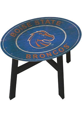 Boise State Broncos Vintage Heritage Side Blue End Table