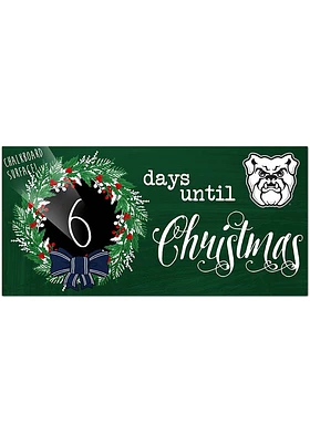 Butler Bulldogs Chalk Christmas Countdown Sign - Green