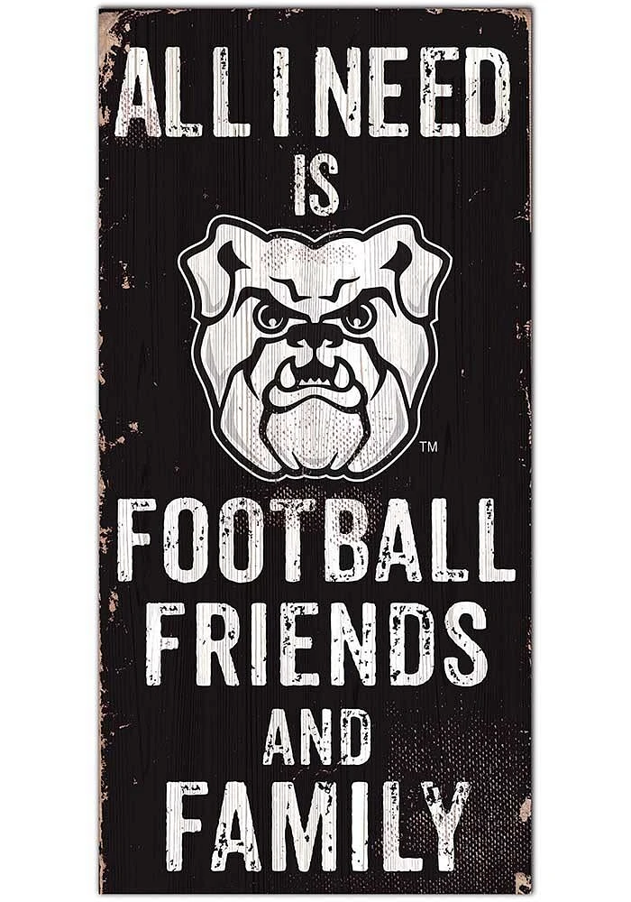 Butler Bulldogs Football Friends and Family Sign - Green