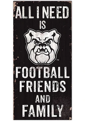 Butler Bulldogs Football Friends and Family Sign - Green