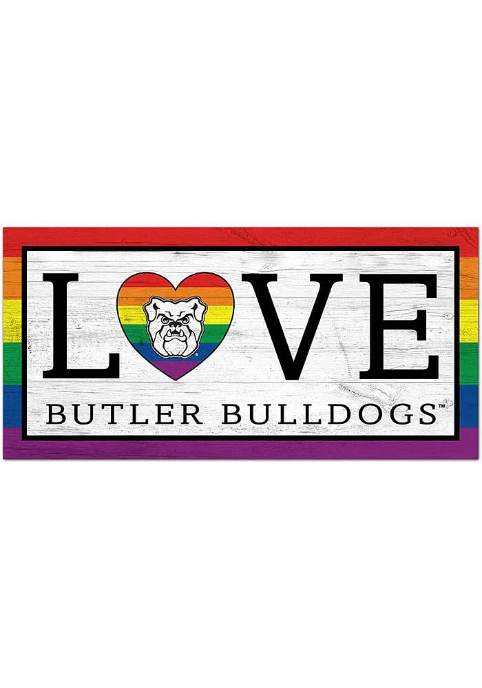 Butler Bulldogs LGBTQ Love Sign - Green