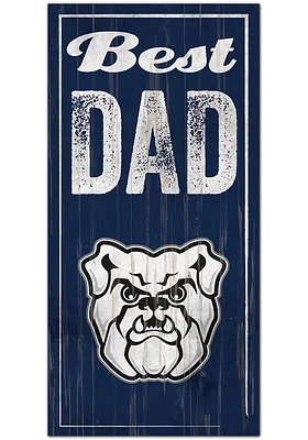 Butler Bulldogs Best Dad Sign - Green