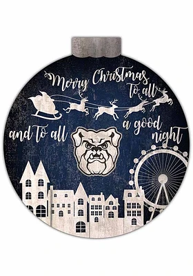 Butler Bulldogs Christmas Village Sign - Green