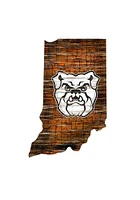 Butler Bulldogs Mini Roadmap State Sign - Green