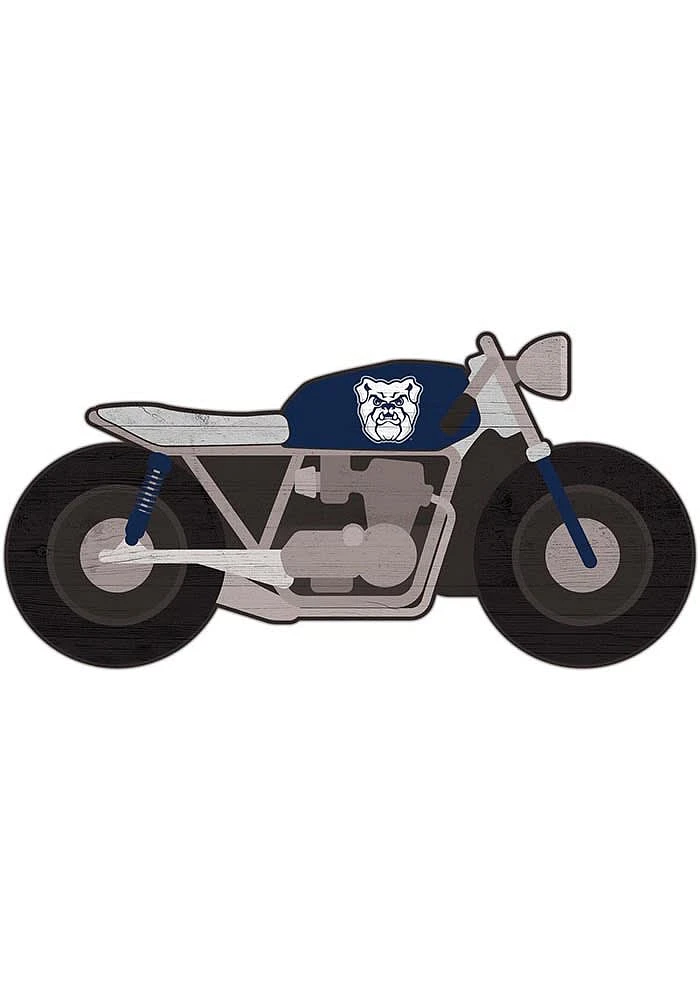Butler Bulldogs Motorcycle Cutout Sign - Green