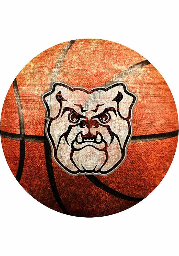 Butler Bulldogs Baseball Shaped Sign - Green