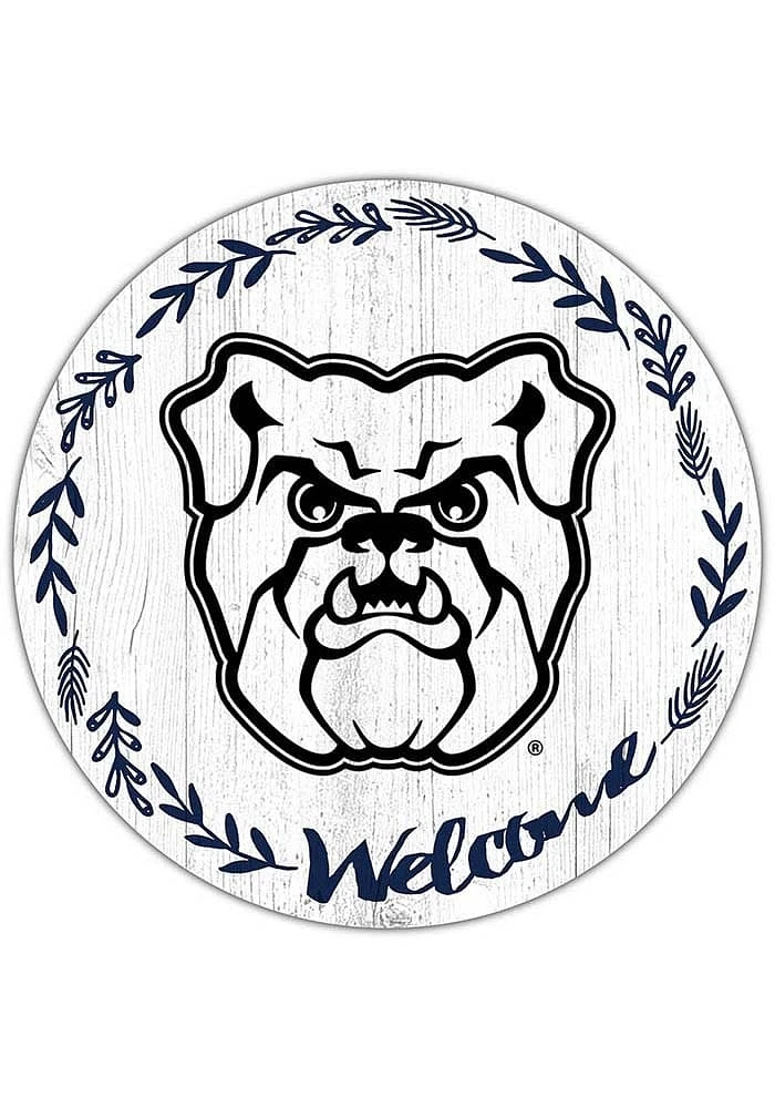 Butler Bulldogs Welcome Circle Sign - Green