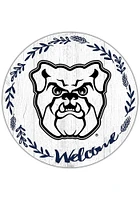 Butler Bulldogs Welcome Circle Sign - Green