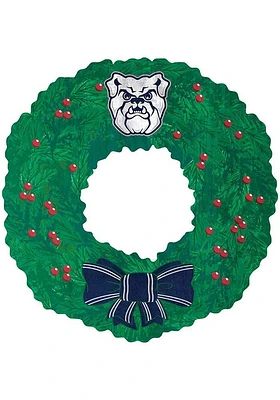 Butler Bulldogs Team Wreath 16 Inch Sign - Green