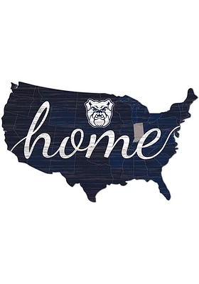 Butler Bulldogs USA Shape Cutout Sign - Green