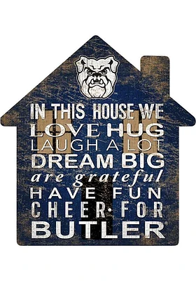Butler Bulldogs 12 inch House Sign - Green