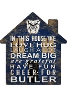 Butler Bulldogs 12 inch House Sign - Green