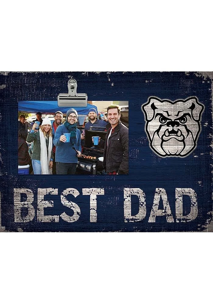 Butler Bulldogs Best Dad Clip Picture Frame - Green