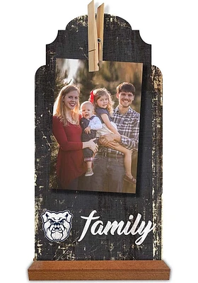Butler Bulldogs Family Clothespin Sign - Green