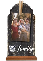 Butler Bulldogs Family Clothespin Sign - Green
