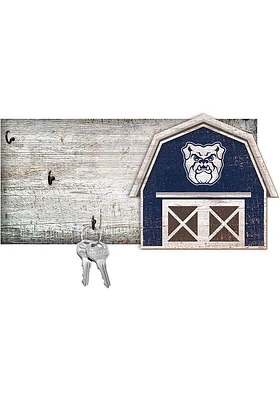 Butler Bulldogs Team Barn Key Holder Sign - Green