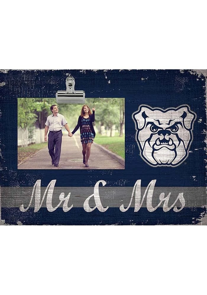 Butler Bulldogs Mr and Mrs Clip Picture Frame - Green