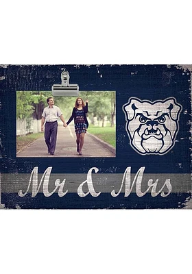Butler Bulldogs Mr and Mrs Clip Picture Frame - Green