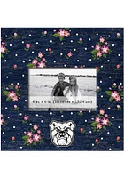 Butler Bulldogs Floral Picture Frame - Green