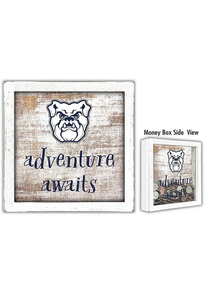 Butler Bulldogs Adventure Awaits Box Sign - Green