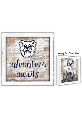 Butler Bulldogs Adventure Awaits Box Sign - Green