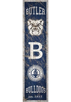 Butler Bulldogs Heritage Banner 6x24 Sign - Green