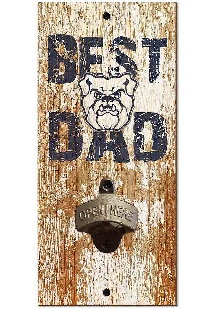 Butler Bulldogs Best Dad Bottle Opener Sign - Green