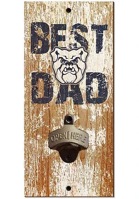 Butler Bulldogs Best Dad Bottle Opener Sign - Green