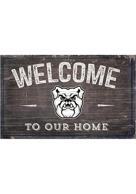 Butler Bulldogs Welcome to our Home Sign - Green