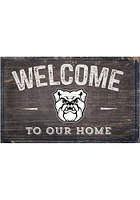 Butler Bulldogs Welcome to our Home Sign - Green