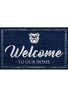 Butler Bulldogs Team Welcome 11x19 Sign - Green