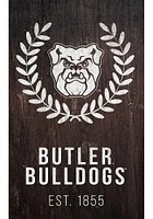 Butler Bulldogs Laurel Wreath Sign - Green