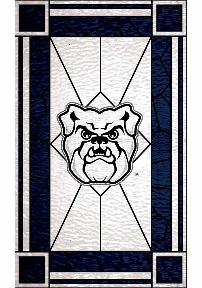 Butler Bulldogs Stained Glass Sign - Green