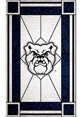 Butler Bulldogs Stained Glass Sign - Green