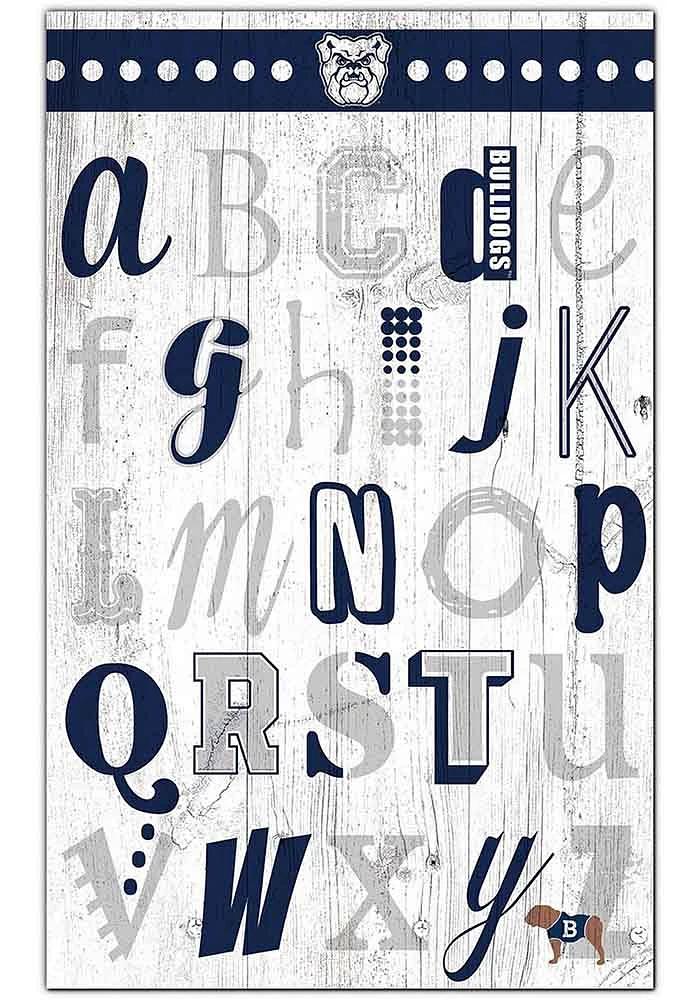 Butler Bulldogs Alphabet Sign - Green