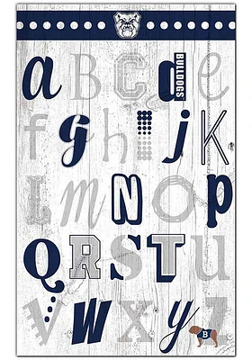 Butler Bulldogs Alphabet Sign - Green