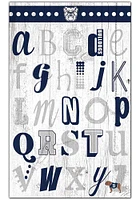 Butler Bulldogs Alphabet Sign - Green