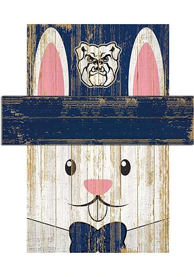 Butler Bulldogs Easter Bunny Head Sign - Green