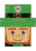Butler Bulldogs Leprechaun Head Sign - Green
