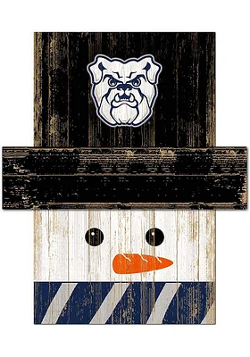 Butler Bulldogs Snowman Head Sign - Green