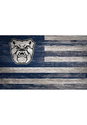 Butler Bulldogs Distressed Flag Picture Frame - Green