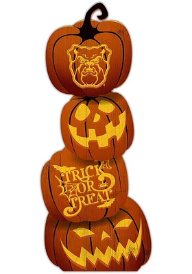 Butler Bulldogs Pumpkin Stack Leaner Sign - Green