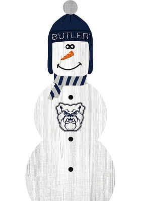 Butler Bulldogs Snowman Leaner Sign - Green