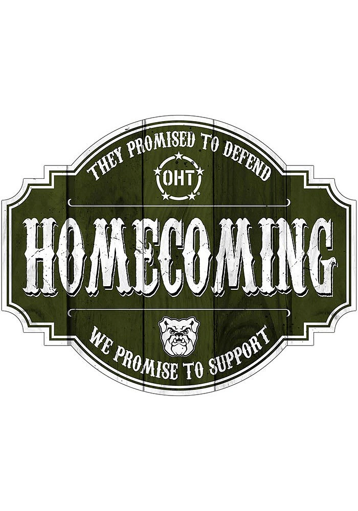 Butler Bulldogs OHT 24in Homecoming Tavern Sign - Green