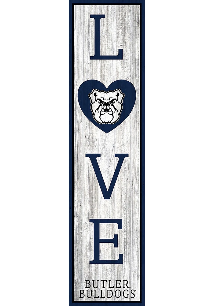 Butler Bulldogs 48 Inch Love Leaner Sign - Green